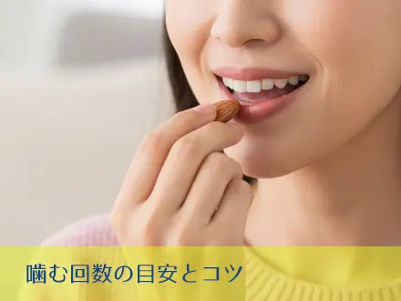 噛む回数の目安とコツ