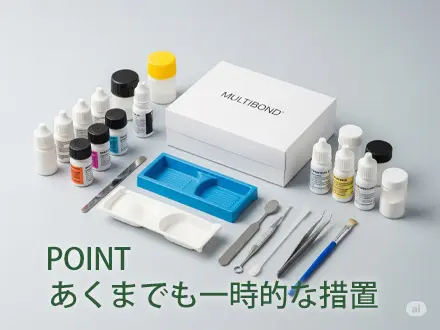 無理な自己処置は避ける