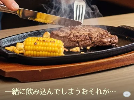 外れた詰め物を口の中に戻して使う